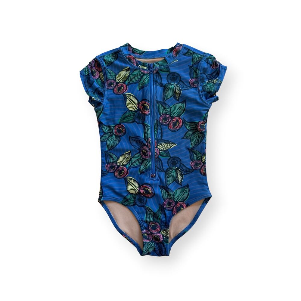 Tea Collection floral rashguard swimsuit